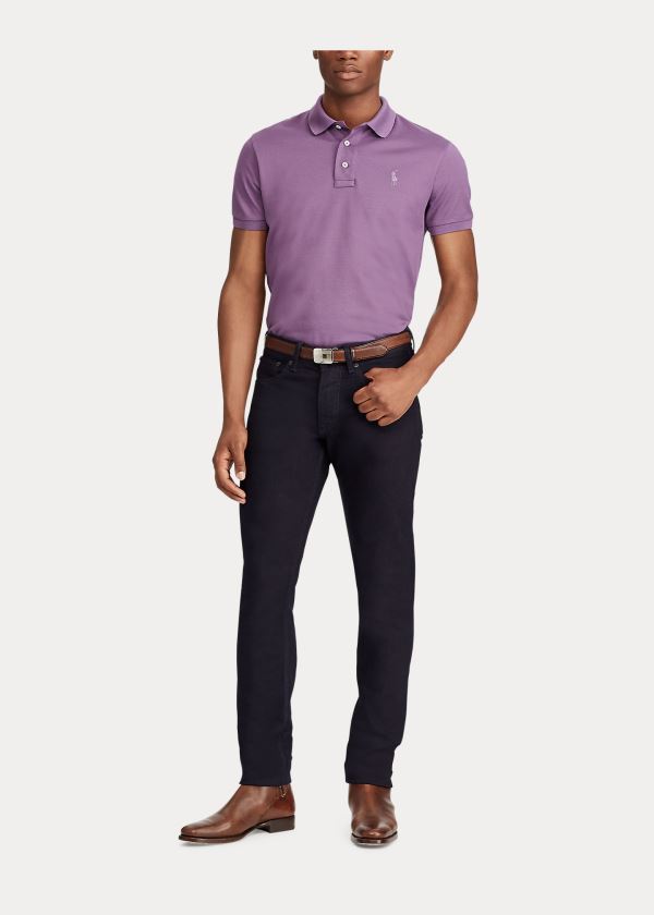 Ralph Lauren Slim Fit Selvedge Jean Černé Blankyt | uzwoThRX