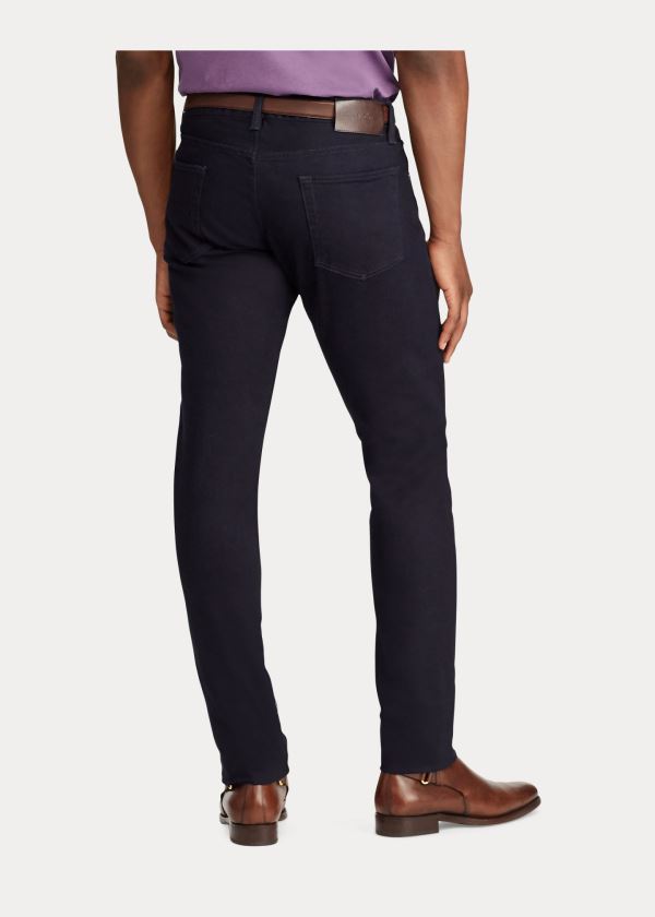 Ralph Lauren Slim Fit Selvedge Jean Černé Blankyt | uzwoThRX