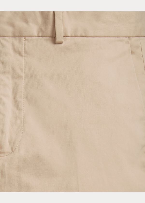 Ralph Lauren Slim Fit Stretch Chino Hnědožlutý | 4UIMwK3B
