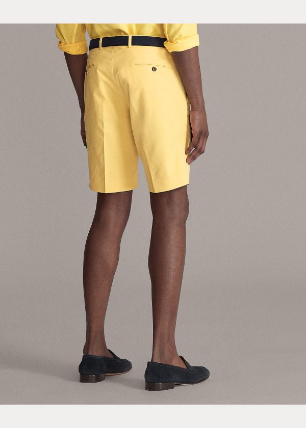 Ralph Lauren Slim Fit Stretch Chino Krátké Žluté | WNlbnWmO