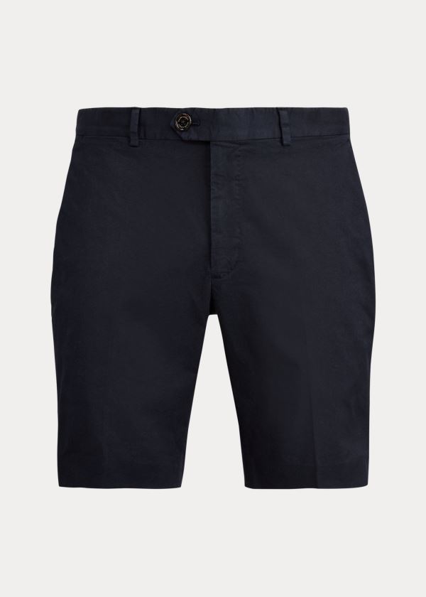 Ralph Lauren Slim Fit Stretch Chino Krátké Tmavě Blankyt | kz7hr5T0