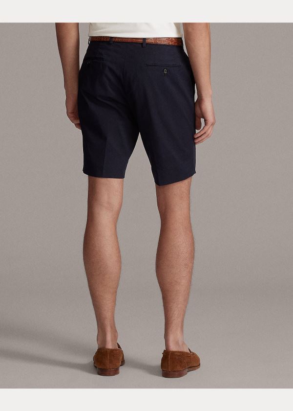Ralph Lauren Slim Fit Stretch Chino Krátké Tmavě Blankyt | kz7hr5T0