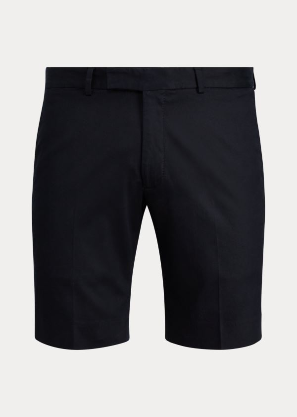 Ralph Lauren Slim Fit Stretch Chino Krátké Tmavě Blankyt | uSt68zgq