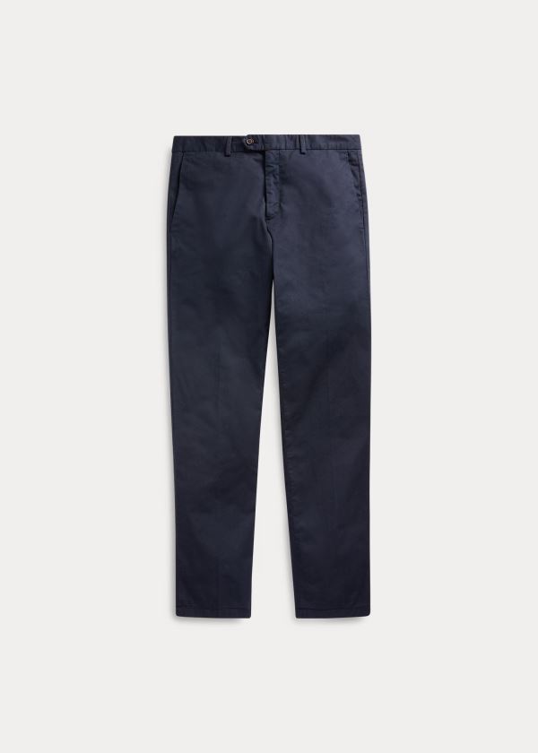 Ralph Lauren Slim Fit Stretch Chino Pant Tmavě Blankyt | 622DFSnD