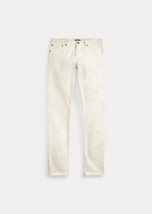 Ralph Lauren Slim Fit Stretch Jean Bílé | OeEAZi7K