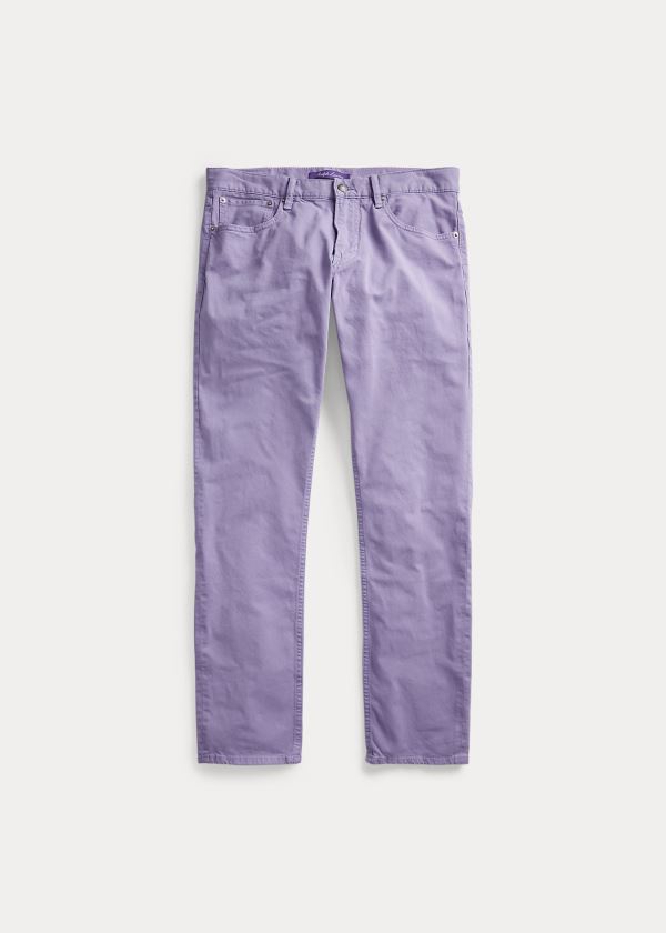 Ralph Lauren Slim Fit Stretch Jean Fialové | 3DvXwSOq