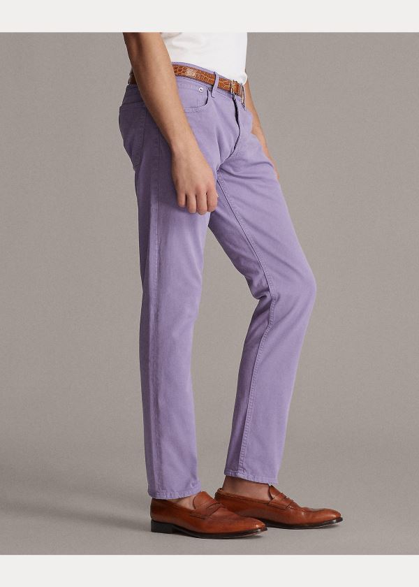 Ralph Lauren Slim Fit Stretch Jean Fialové | 3DvXwSOq