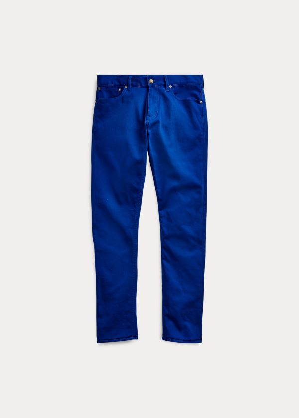 Ralph Lauren Slim Fit Stretch Jean Královská Modrá Blankyt | aE59crlY
