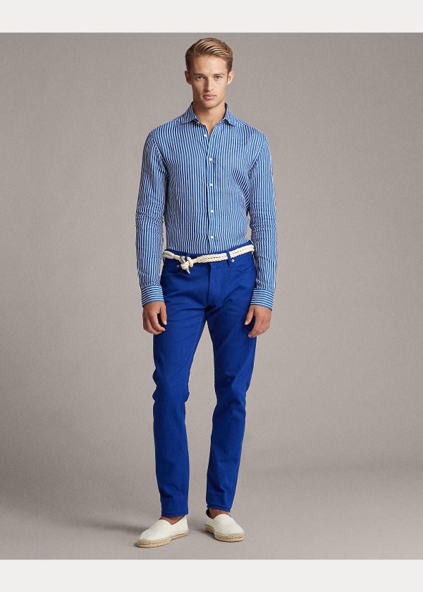 Ralph Lauren Slim Fit Stretch Jean Královská Modrá Blankyt | aE59crlY