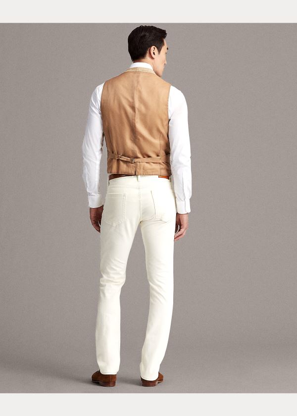 Ralph Lauren Slim Fit Stretch Jean Krém | 34ePqI5D