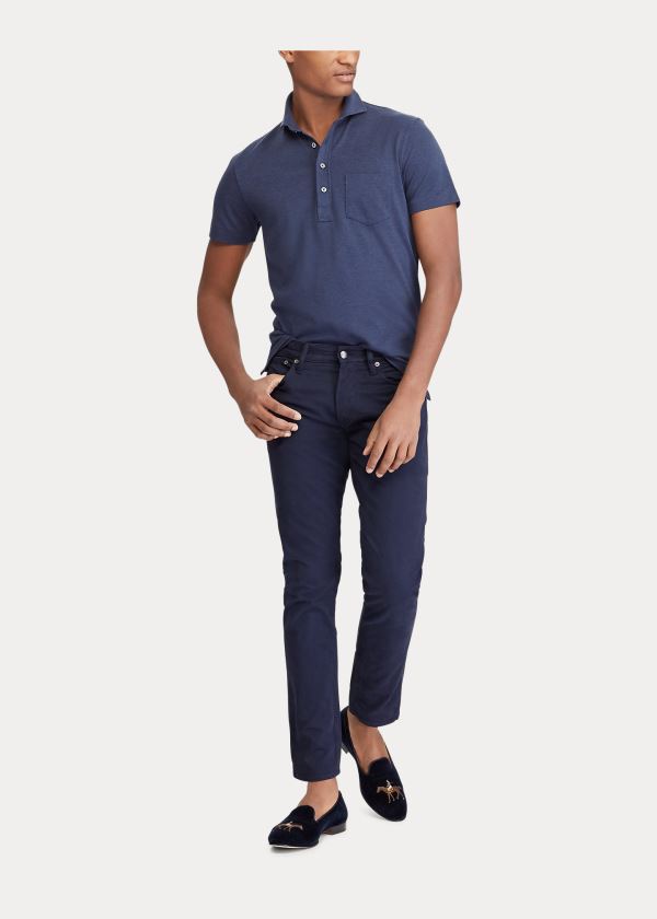 Ralph Lauren Slim Fit Stretch Jean Tmavě Blankyt | FsF9l226