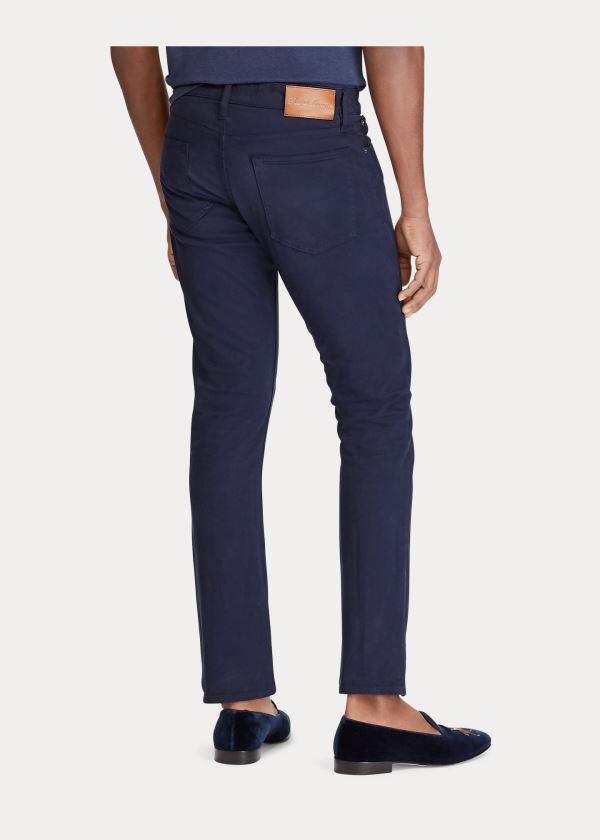Ralph Lauren Slim Fit Stretch Jean Tmavě Blankyt | FsF9l226