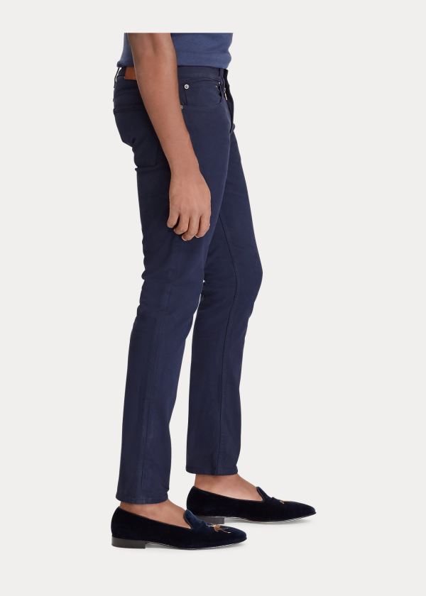 Ralph Lauren Slim Fit Stretch Jean Tmavě Blankyt | FsF9l226
