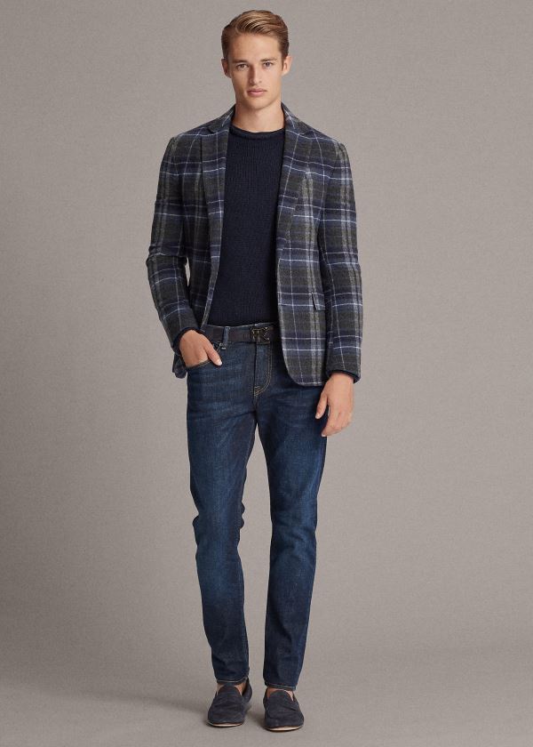 Ralph Lauren Slim Fit Stretch Jean Tmavě Blankyt Indigo | H8n4fMNL