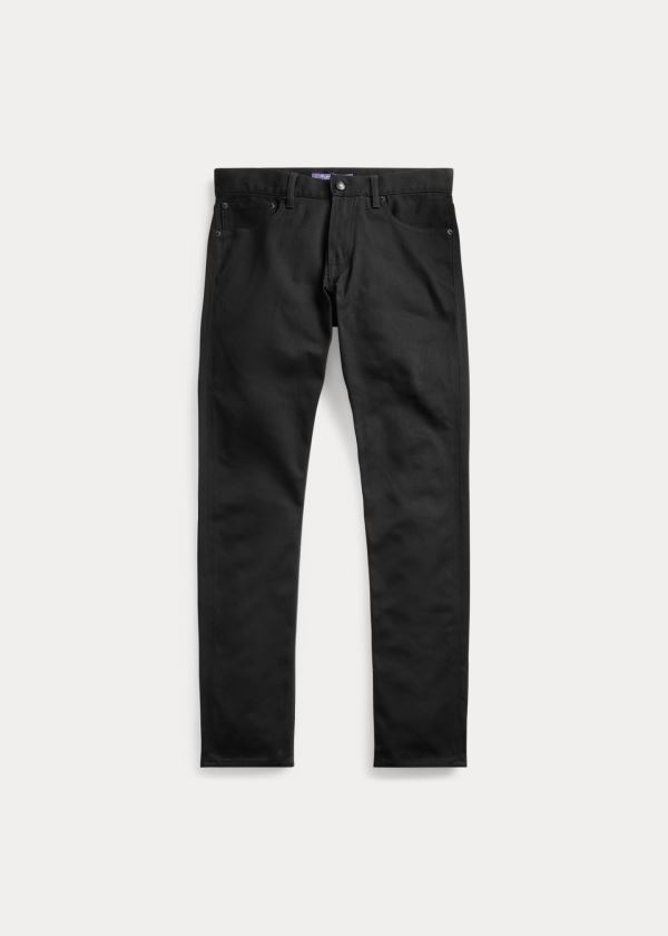 Ralph Lauren Slim Fit Stretch Jean Černé | TUVJGXu4