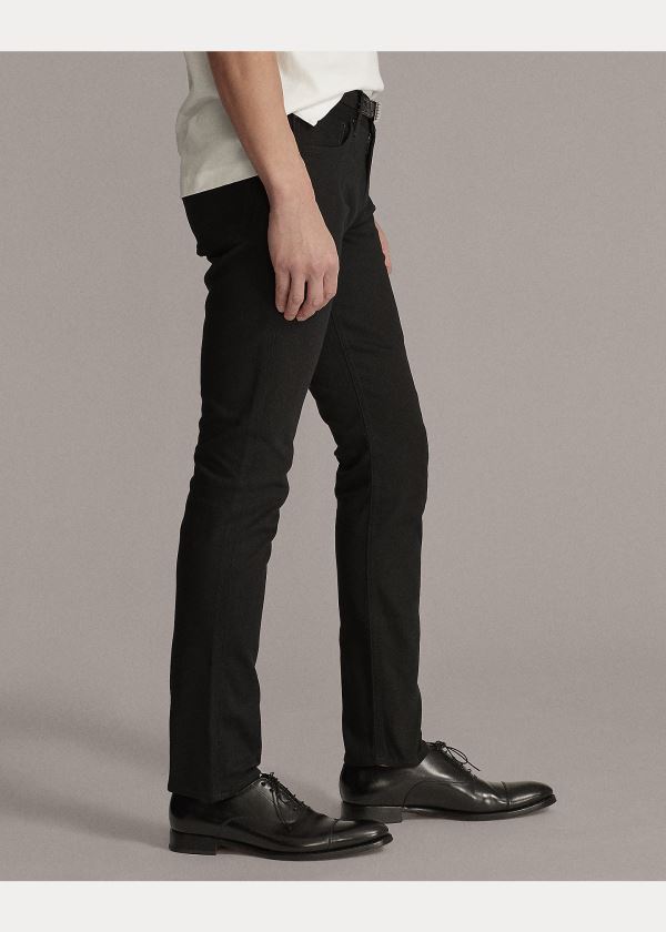Ralph Lauren Slim Fit Stretch Jean Černé | TUVJGXu4