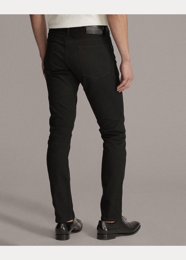 Ralph Lauren Slim Fit Stretch Jean Černé | TUVJGXu4