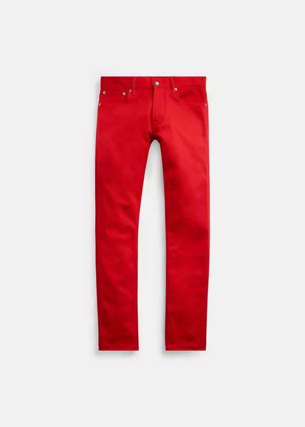 Ralph Lauren Slim Fit Stretch Jean Červené | 5lxXYysb