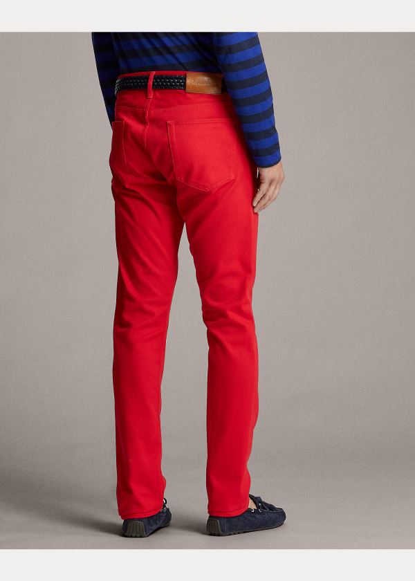 Ralph Lauren Slim Fit Stretch Jean Červené | 5lxXYysb