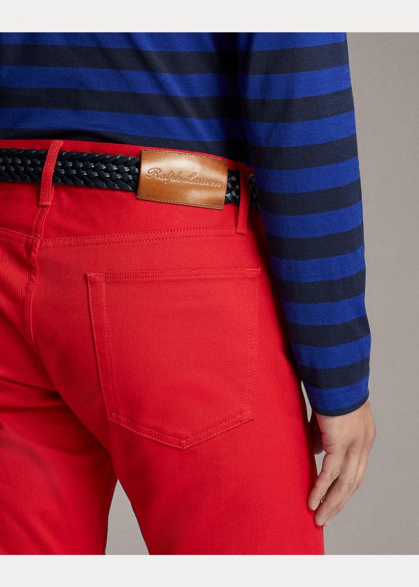 Ralph Lauren Slim Fit Stretch Jean Červené | 5lxXYysb