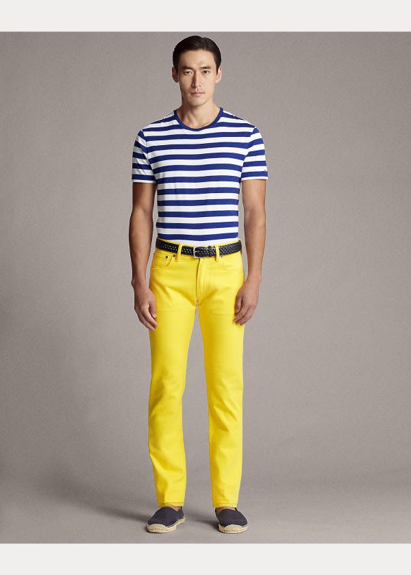 Ralph Lauren Slim Fit Stretch Jean Žluté | SjcqJIMs