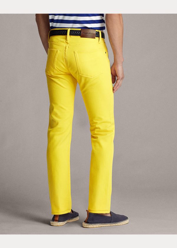 Ralph Lauren Slim Fit Stretch Jean Žluté | SjcqJIMs