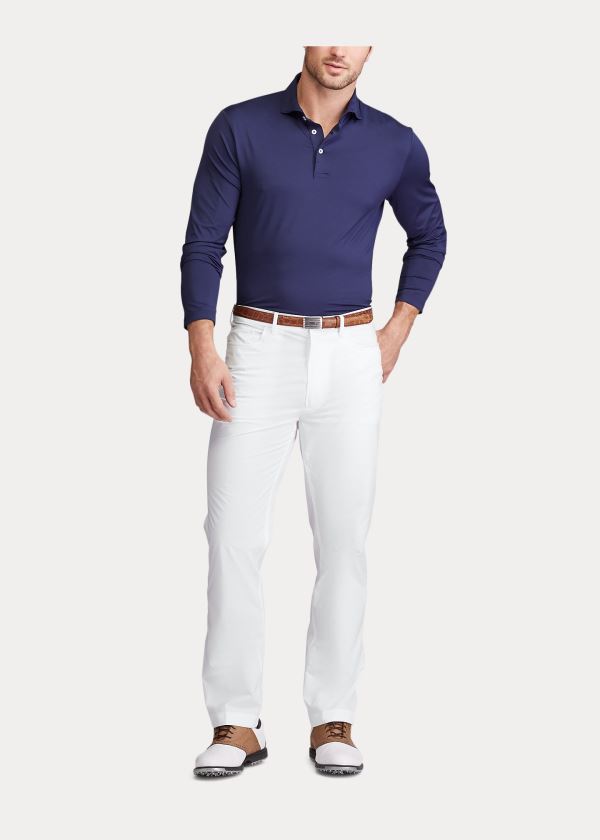 Ralph Lauren Slim Fit Stretch Pant Bílé | rxs312qM