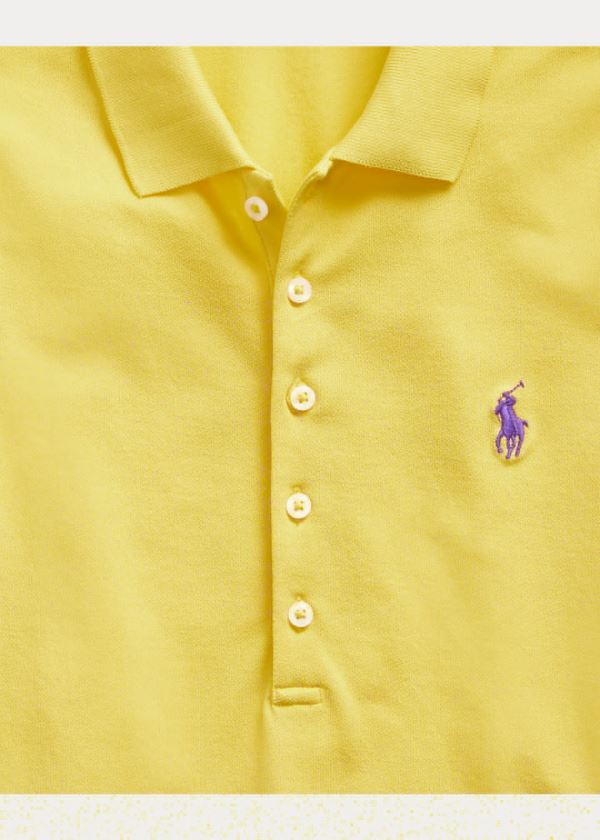 Ralph Lauren Slim Fit Stretch Polo Shirt Citrón | 2lt1AThH