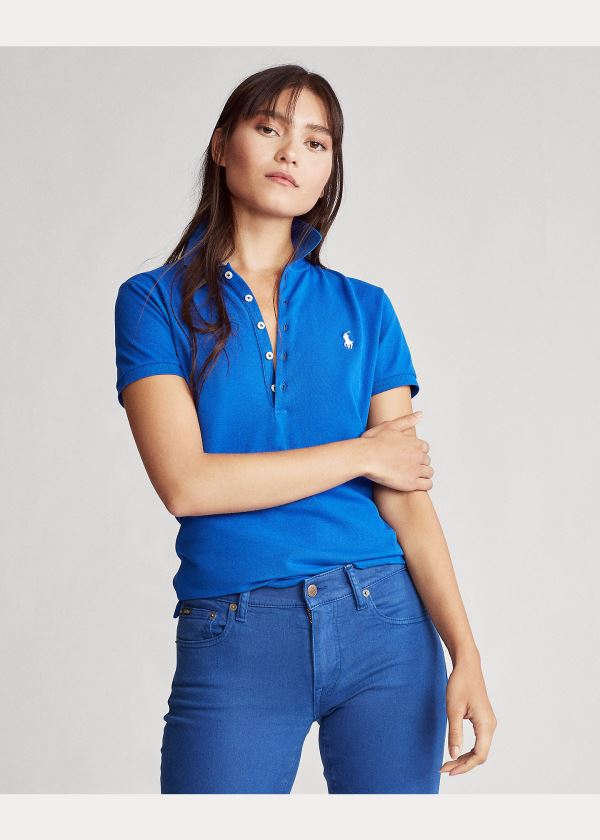 Ralph Lauren Slim Fit Stretch Polo Shirt Blankyt | SrS8v6Yb