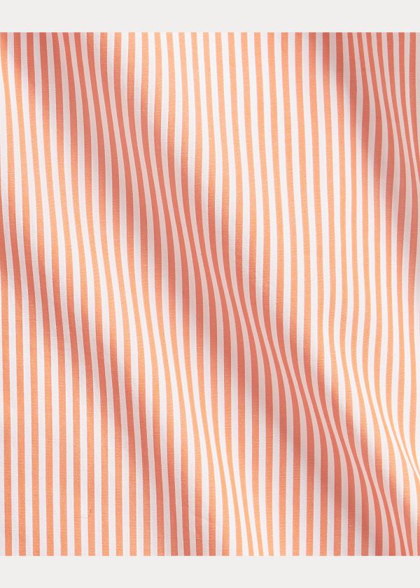 Ralph Lauren Slim Fit Striped Poplin Shirt Oranžové Bílé | redCfGmx
