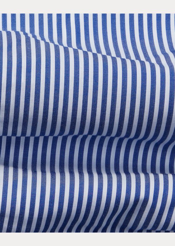 Ralph Lauren Slim Fit Striped Shirt Královská Modrá Blankyt Bílé | n13aSWpV