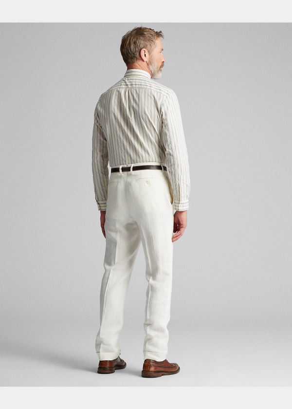 Ralph Lauren Slim Fit Striped Shirt Krém Viacfarebný | Vi0XSeWq