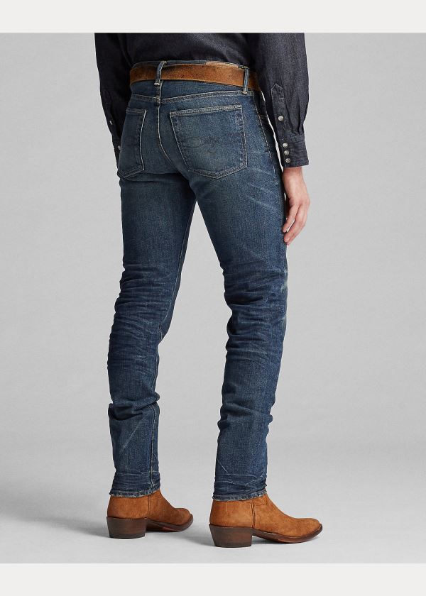 Ralph Lauren Slim Narrow Fit Stretch Jean Blankyt Blankyt Světle Modré | THQRZWJp