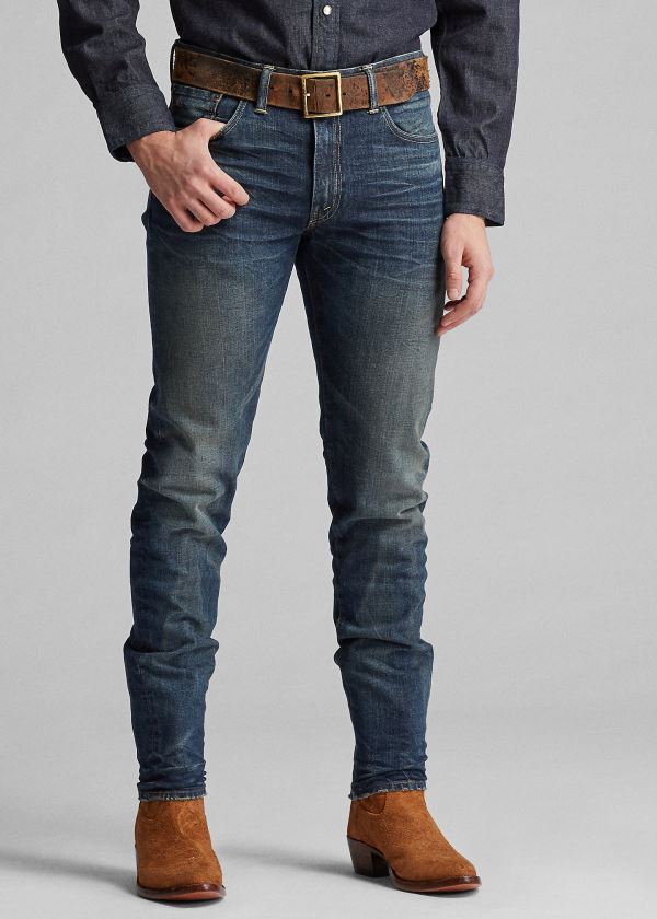 Ralph Lauren Slim Narrow Fit Stretch Jean Blankyt Blankyt Světle Modré | THQRZWJp