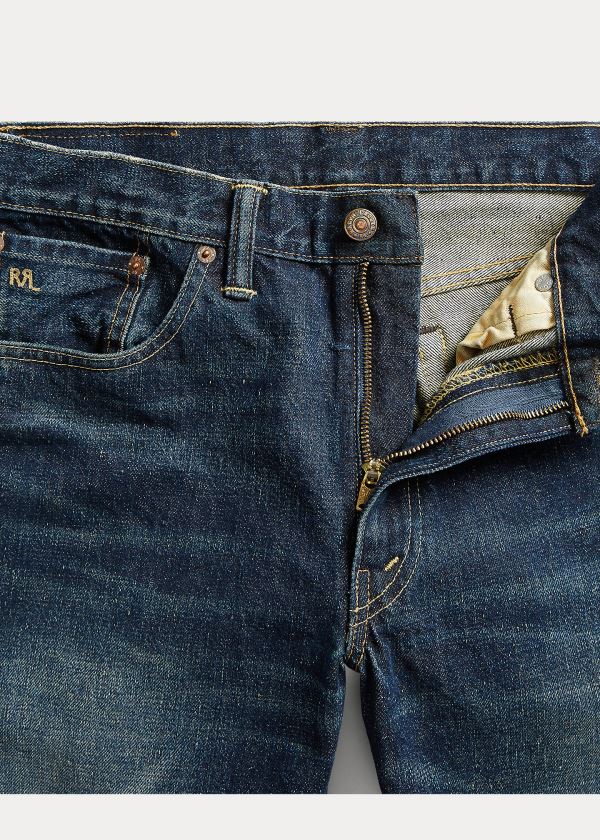 Ralph Lauren Slim Narrow Jean Blankyt Blankyt Světle Modré | 8SKmr3ra