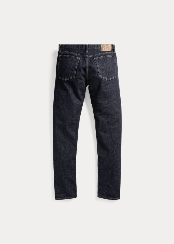 Ralph Lauren Slim Narrow Jean Tmavě Blankyt Blankyt Světle Modré | AT8269pG