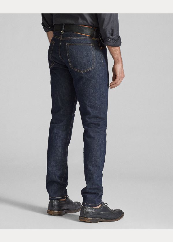 Ralph Lauren Slim Narrow Selvedge Jean Blankyt Blankyt Světle Modré | N6vaTRl0