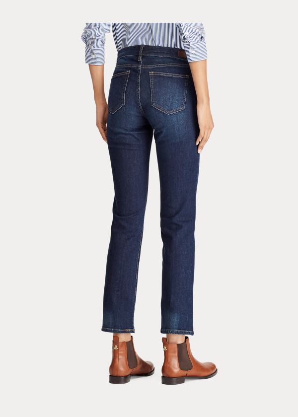 Ralph Lauren Slimming Modern Curvy Jean Tmavě Královská Modrá Blankyt Blankyt Světle Modré | CvLsfdSg