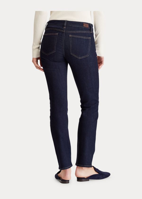 Ralph Lauren Slimming Modern Curvy Jean Černé Blankyt Světle Modré | JhW0cgee