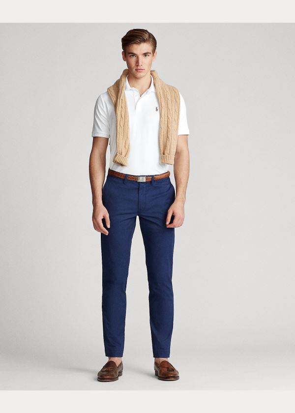 Ralph Lauren Soft Bavlněné Polo Shirt - All Fits Bílé | iuUCjslG