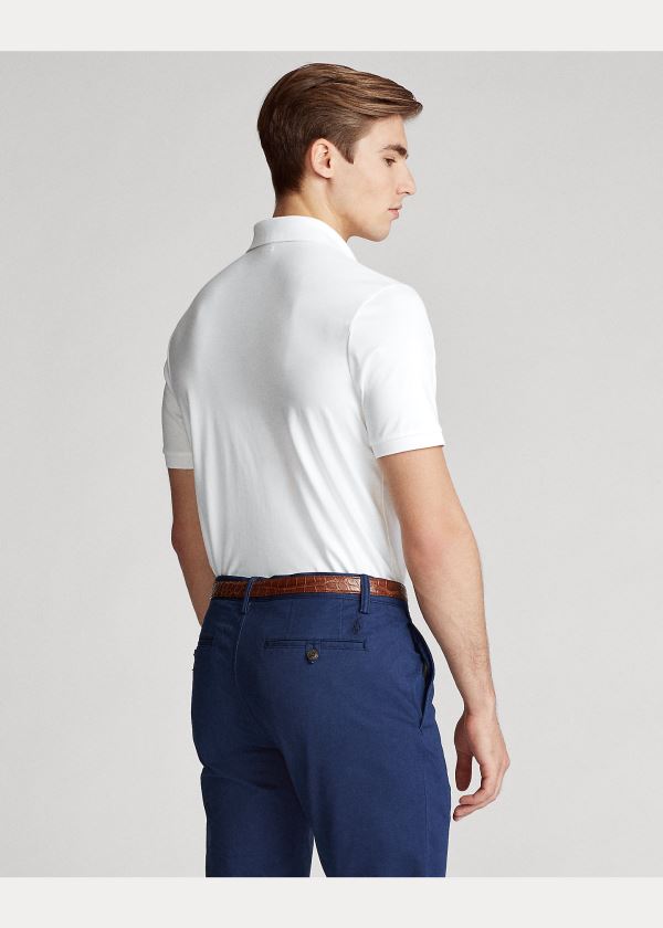 Ralph Lauren Soft Bavlněné Polo Shirt - All Fits Bílé | iuUCjslG