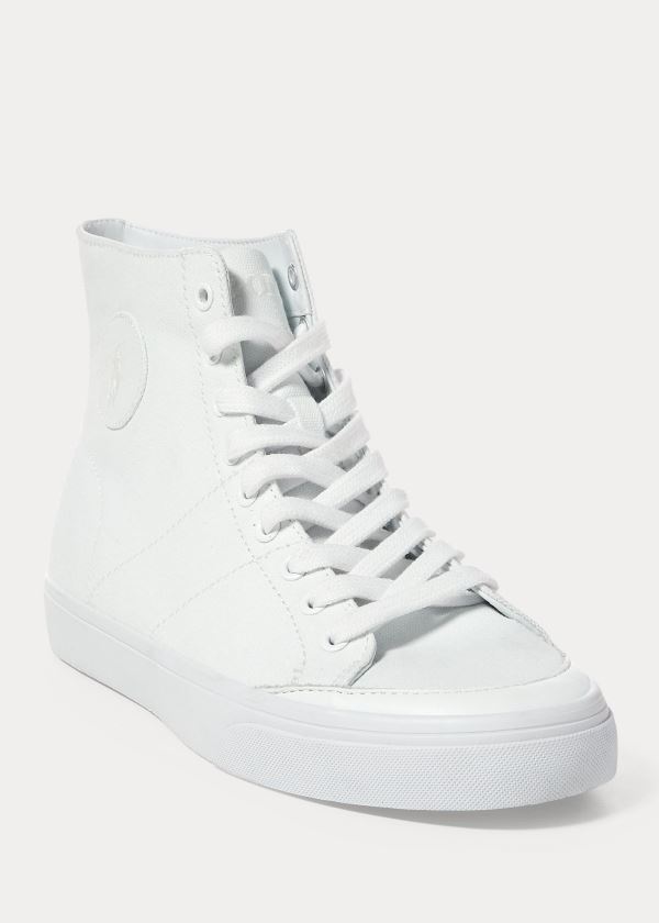 Ralph Lauren Solomon Platene Sneakers Bílé | WN9vxRor