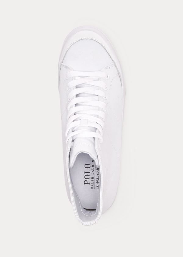 Ralph Lauren Solomon Platene Sneakers Bílé | WN9vxRor