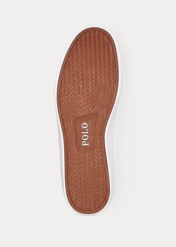 Ralph Lauren Solomon Platene Sneakers Bílé | WN9vxRor