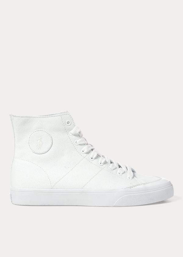Ralph Lauren Solomon Platene Sneakers Bílé | WN9vxRor