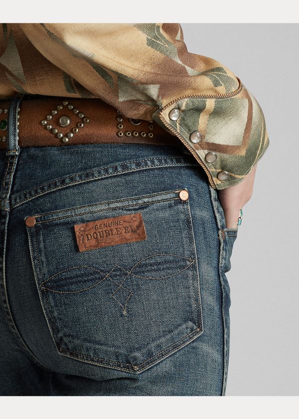 Ralph Lauren Somerset Straight Stretch Jean Blankyt Blankyt Světle Modré | 47ewqpFr