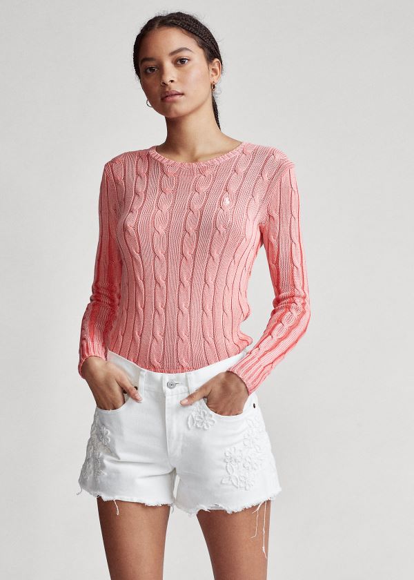 Ralph Lauren Sophia Denim Krátké Bílé | fnf9BDrx