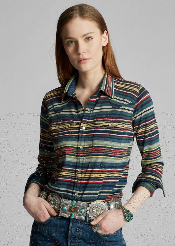 Ralph Lauren Southwestern Jacquard Shirt Viacfarebný | aBEOT2ix
