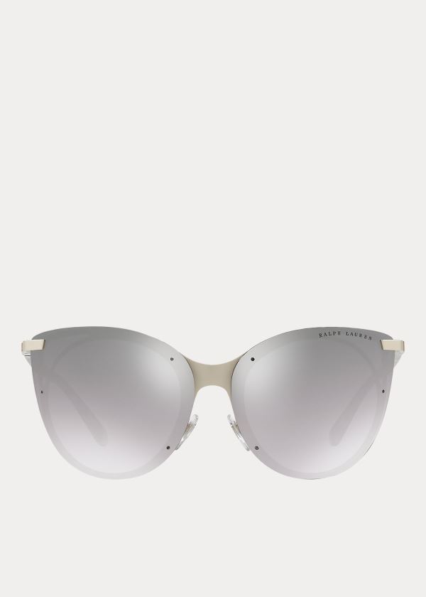 Ralph Lauren Square-Bridge Sunglasses Stříbrné | Q7z6UXa6
