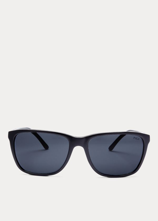 Ralph Lauren Square Sunglasses Černé | pf8WI4ka